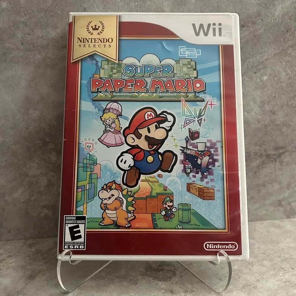 Super Paper Mario Nintendo Wii Complete CIB